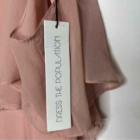 DRESS THE POPULATION Pink Maxi Dress NWT in Medium - Picture 8 of 8